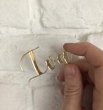 Contourgesneden acrylnaam – klein